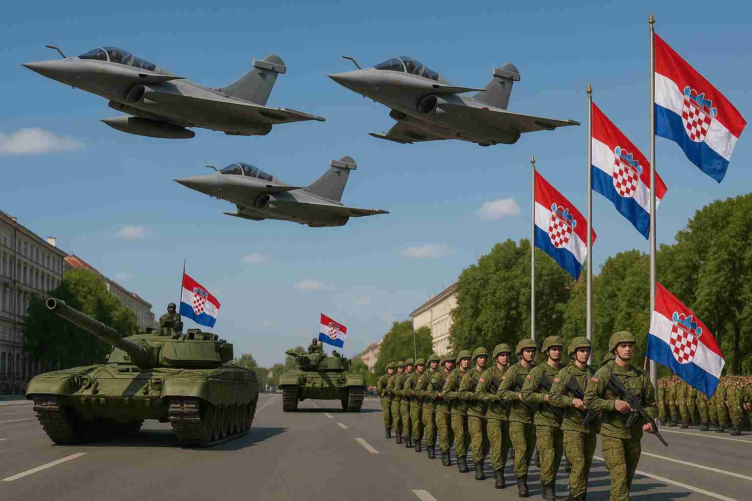 Svečani vojni mimohod u Zagrebu – 31. srpnja 2025.