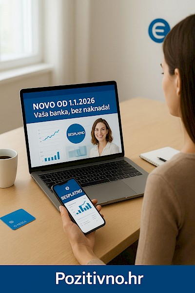 Promjene u bankarstvu od 2026. – kako do  besplatnog računa za redovna primanja
