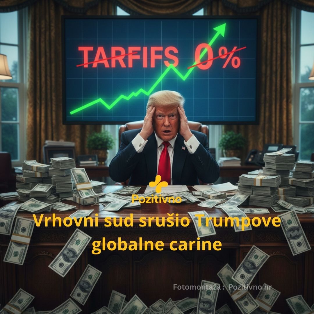 Vrhovni sud srušio Trumpove globalne carine – Slijedi li povrat milijardi dolara
