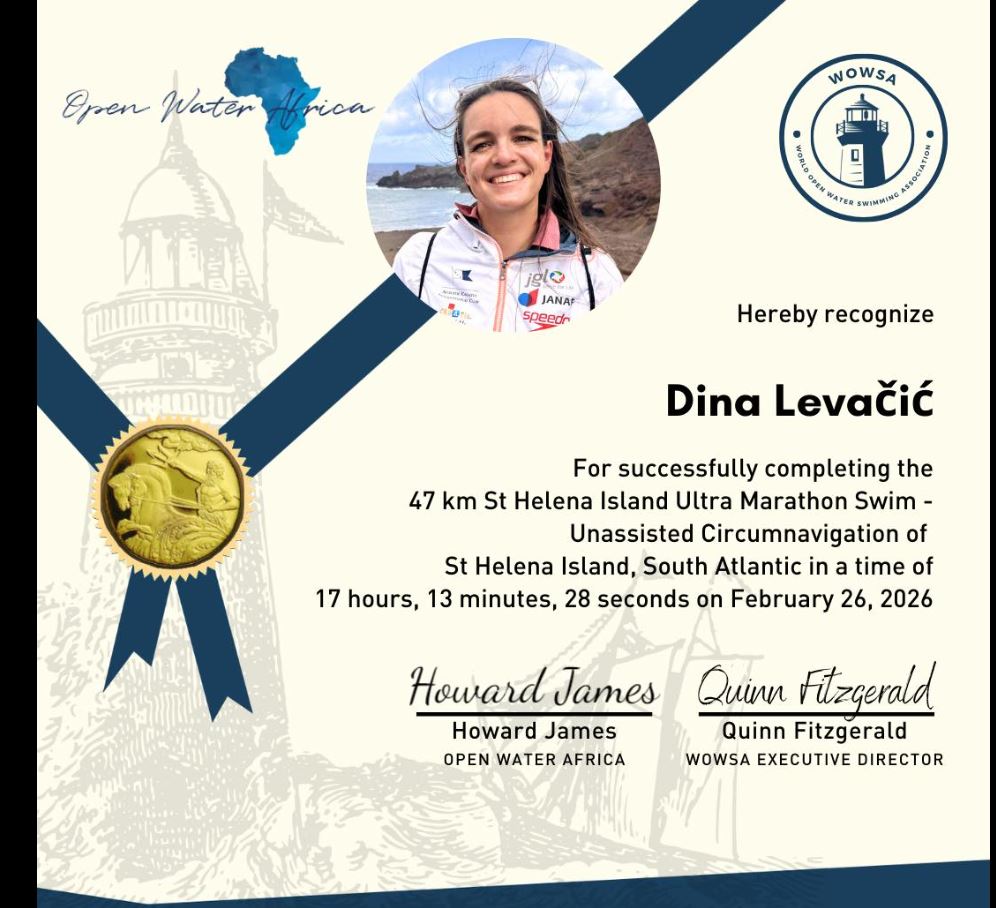 ČELIČNA DINA USRED ATLANTIKA: Prva na svijetu oplivala „Napoleonov otok“ među kitopsinama i morskim psima