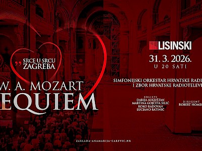 Mozartov Requiem u Lisinskom za Anamariju i srce Zagreba