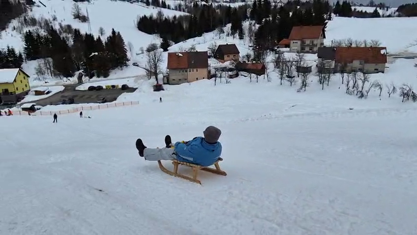 Goransko srce na sanjkama