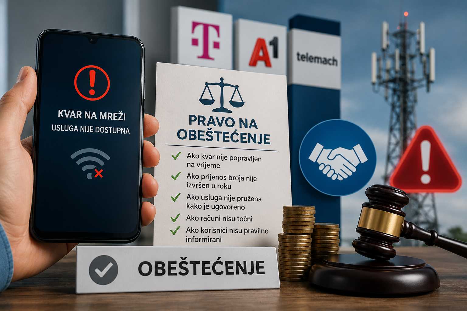 Kasni vam prijenos broja, uključenje interneta ili popravak kvara? Operator vam mora platiti, a malo tko to zna.