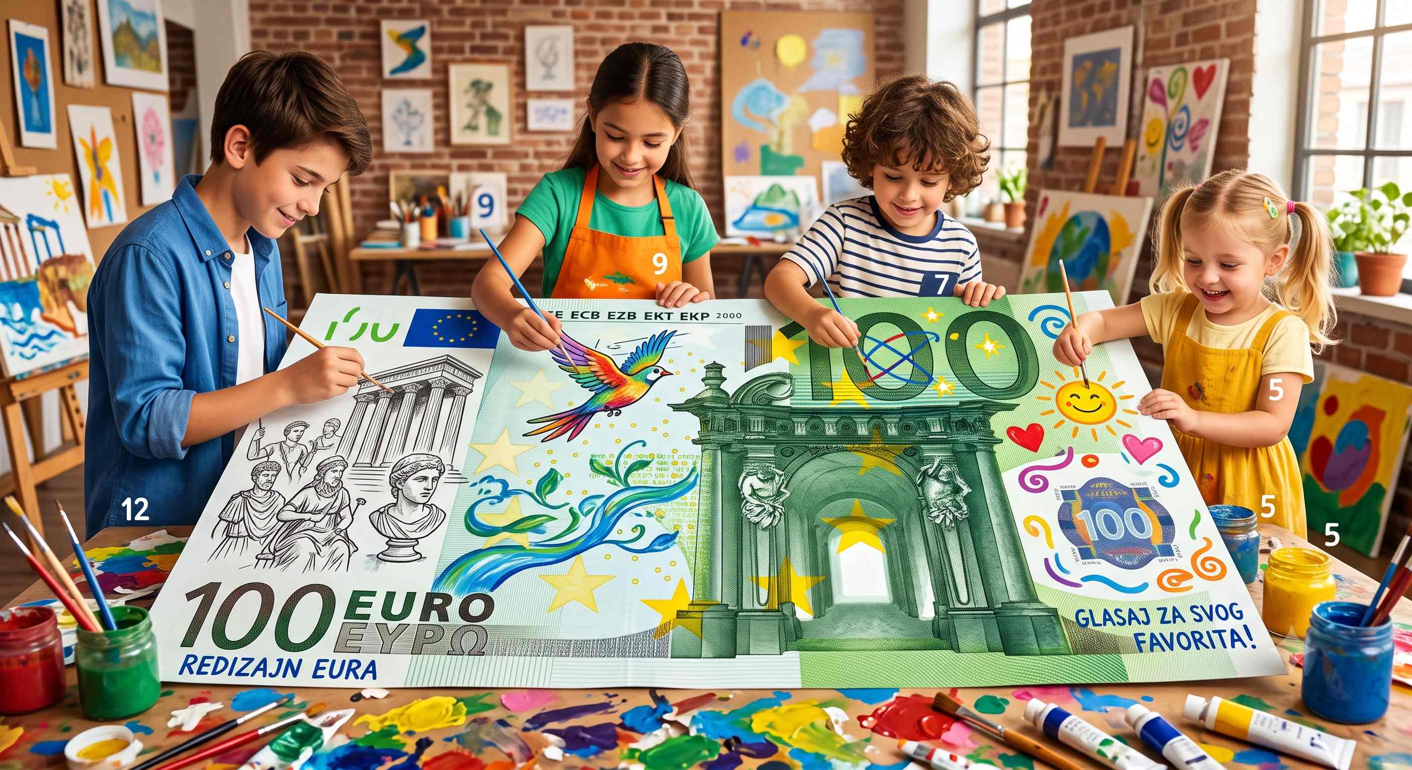 Euro dobiva novo lice: ESB predstavio 10 prijedloga za buduće novčanice glasajte i vi